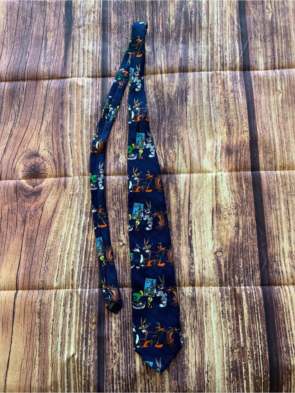 Warner Bros. Men's Looney Tunes 1997 USPS Stamp Collection Multicolor Tie 3.5W